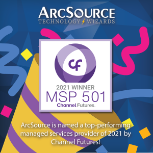 ArcSource Ranked on 2021 Channel Futures MSP 501